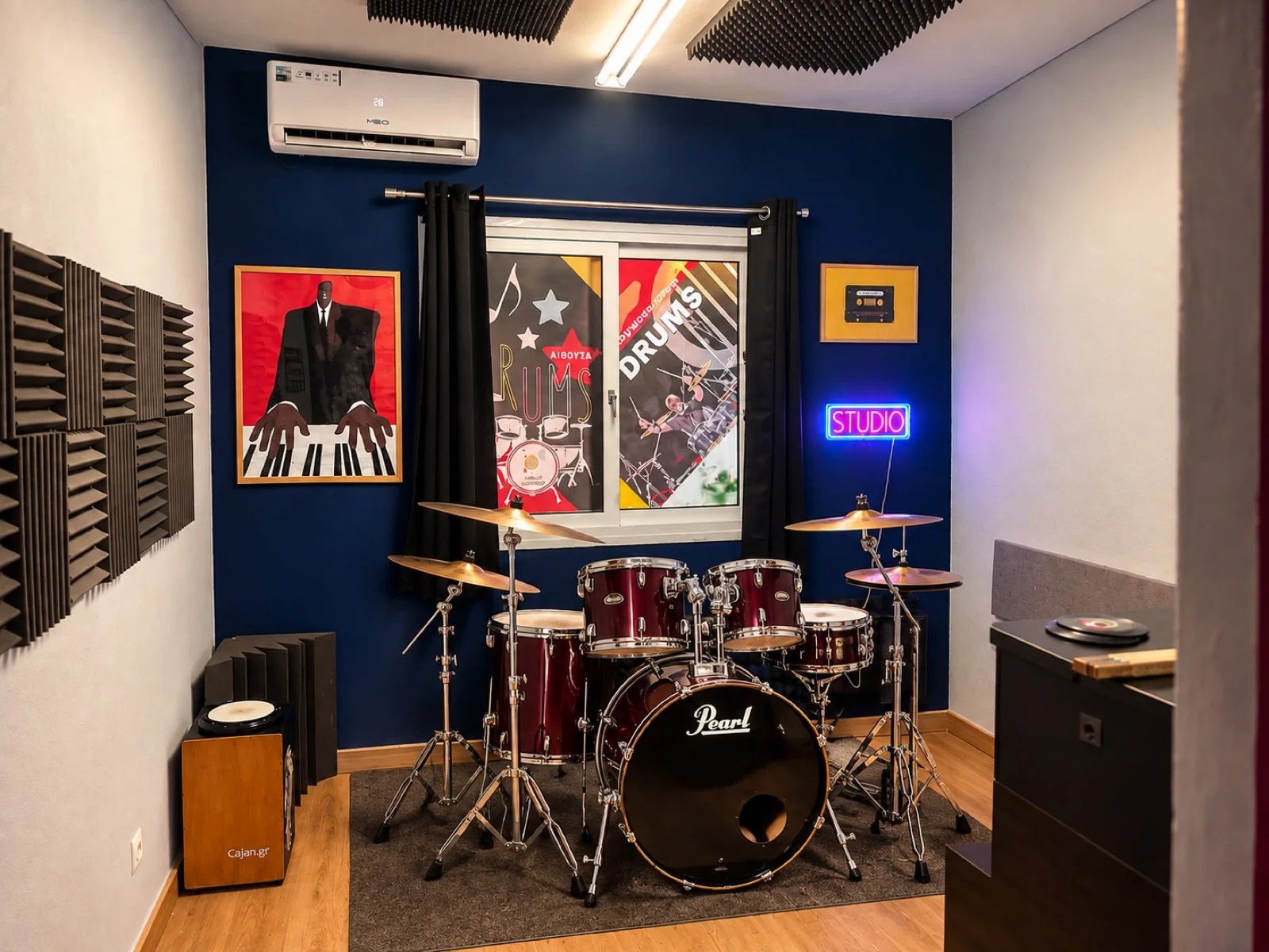 Ηχομονωμένο Drum Studio